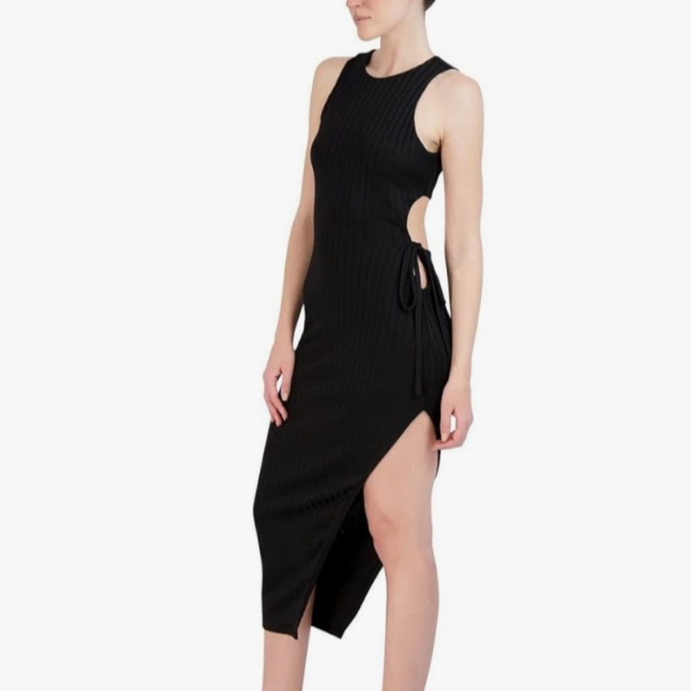 NWOT BCBGMaxAzira Bodycon Dress with Cutout and Split Size XXS